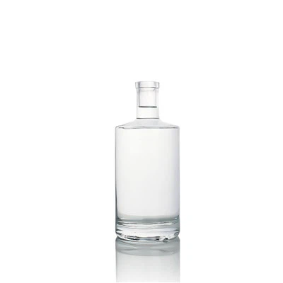 750ml 75cl garrafa de vidro de bebidas espirituosas, garrafa de gin de rum, topo de barra