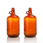 3l Rótulo personalizável garrafa de vidro de cerveja transparente