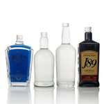 Garrafa de vidro geral de uísque de 750 ml